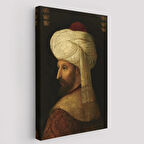 Fatih Sultan Mehmed Han Portresi Dekoratif Kanvas Tablo, Duvar Dekoru 6409