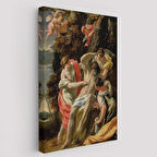 Alessandro Turchi Saint Sebastian Dekoratif Kanvas Tablo, Duvar Dekoru 6412