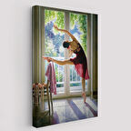 Balerin Kadın Dekoratif Kanvas Tablo, Duvar Dekoru 6428