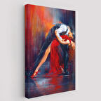 Tangocu Çift Dekoratif Kanvas Tablo, Duvar Dekoru 6429