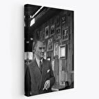 Mustafa Kemal Atatürk Portresi Dekoratif Kanvas Tablo, Duvar Dekoru FK135