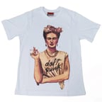 Daft Punk Frida Kahlo Tişört Beyaz