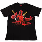 Deadpool No:4 Tişört Siyah