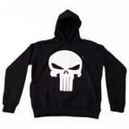 The Punisher Kapüşonlu Sweatshirt Hoodie Siyah