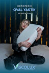Oval Sabun Ortopedik Visco Yastık - Baş Ağrısı Önleyici Yüksek Yastık Pembe 60x40x15
