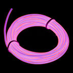 EL Wire Neon İp Led - Pembe (3m)