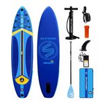 Plans Mavi Stand up Paddle Board 335x84x15 cm ölçülerinde Şişme Sörf Tahtası Full Set
