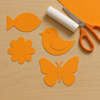 Turuncu Fon Kartonu 100gr 50x70