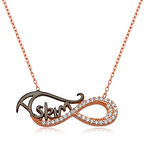 Supertrend Gümüş Sonsuz Aşkım Yazılı Kadın Kolye