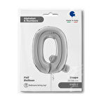 Q Harf Supertrend Gümüş Folyo Balon 26"