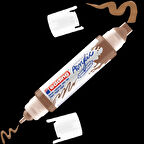 Supertrend 5400 Akrilik Boyama Markörü 3D Double Liner FINDIK KAHVESİ