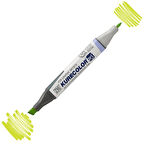 Supertrend Kurecolor Twin S Grafik Çizim Marker Kalemi 124 Yellow Green