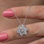 Supertrend ​gümüş Yıldız Baget Taşlı  Dönen Stres Kadın Kolye