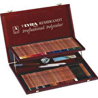 Supertrend Rembrandt Polycolor Artist Atelier Kuru Boya Seti 100 Renk + Aksesuarlar Ahşap Kutu