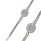 Supertrend Gümüş Süleyman Mührü Erkek Bileklik