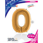 O Harf Supertrend Altın Folyo Balon 40"