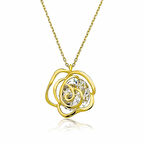 Supertrend ​gümüş Gold Gül Kadın Kolye