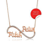 Supertrend Gümüş İsimli Sonsuzluk Kadın Kolye