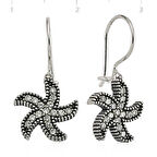 Supertrend Gümüş Deniz Yıldızı Sallantılı Küpe