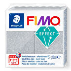 Supertrend Fimo Effect Polimer Kil 812 Glitter Silver (Simli Gümüş)