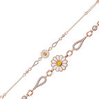 Supertrend Gümüş Rose Papatya Kadın Bileklik