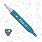 Supertrend Supertrend Sketch Marker Duo Çift Uçlu Marker Kalem 431 Cold Grey