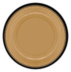 Retro Serisi Mum Işığı Karton Tabak 23cm