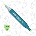 Supertrend Supertrend Sketch Marker Duo Çift Uçlu Marker Kalem 7493 White Lotus Leaf
