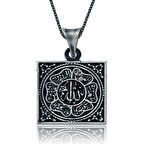 Supertrend Gümüş Allah Yazılı Kolye