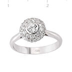 Supertrend Gümüş Zirkon Taşlı Kadın Yüzük