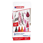 Supertrend 4500 Kumaş Tekstil Boyama Kalemi Seti 5 Renk WARM