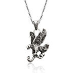 Supertrend Gümüş Kartal Erkek Kolye