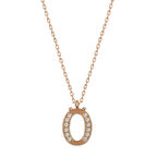 Supertrend Gümüş Rose Ö Harfi Kadın Kolye