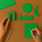 Yeşil Mukavva 50x70