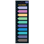 Supertrend Index Film (PP) Yapışkanlı Not Kağıdı Ok Şekilli 12x44 mm. 10 Renk x 20 yaprak