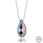 Supertrend Swa Crystal Taşlı Damla Gümüş Kadın Kolye