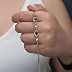 Supertrend ​gümüş Damla Zultanit Taşlı Kadın Bileklik