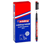 Supertrend 149 M Çok Amaçlı Permanent Kalem (Silgili Asetat Kalemi) KIRMIZI 10'lu Kutu