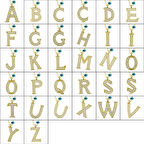 Supertrend Gümüş Nazar Gold O Harfi Kadın Kolye