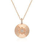 Supertrend Gümüş Rose Fırfırlı Çiçek Kadın Kolye