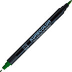 Supertrend Kurecolor Fine & Brush for MANGA Marker Çizim Kalemi 508 Green