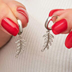 Supertrend Gümüş Sallantılı Başak Kadın Küpe