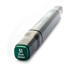 Supertrend Çift Uçlu Çizim Marker Kalemi 51 Dark Green