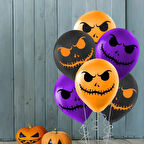 Cadılar Bayramı Baskılı Pastel Balon 12"