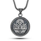 Supertrend Gümüş Osmanlı Devlet Armalı Cevşen Kolye