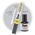 Supertrend Doldurulabilir Tahta Kalemi Seti Siyah (Kalem + Mürekkep + Yedek Uç)