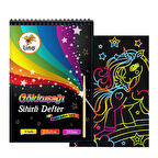 Supertrend Sihirli Kağıt Kazıma (Gökkuşağı) Defteri A5 10 yaprak