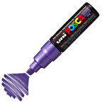 Supertrend Posca PC-8K Boyama Markörü 8 mm Kesik Uç METALİK MOR