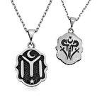 Supertrend ​gümüş Kayı Boyu Armalı Kolye