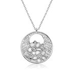 Supertrend Gümüş Yaşam Çiçeği Kolye